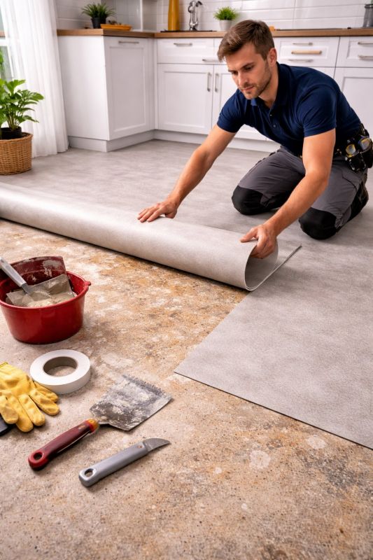 Linoleum Floor Installation in Douglas County, CO