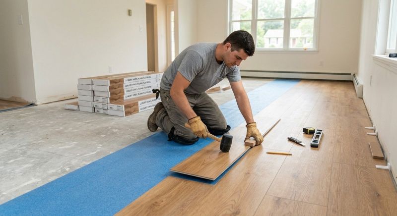 Luxury Vinyl Tile Installation in Englewood, CO