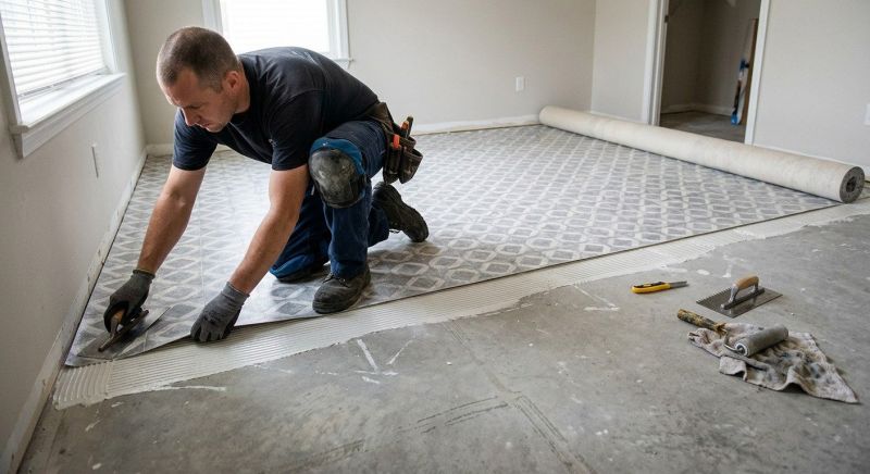 Sheet Vinyl Installation in Jefferson County, CO